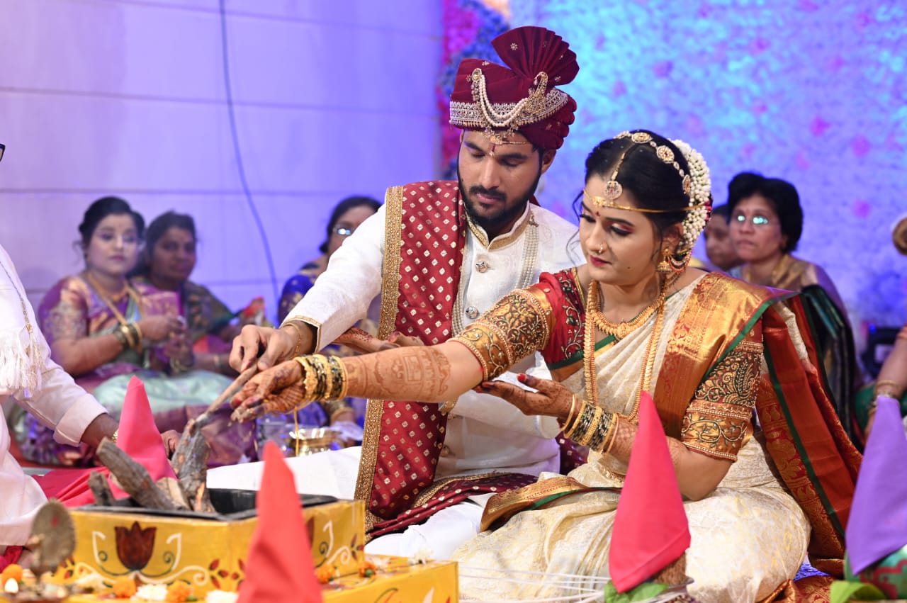 Aanchal and Aahan's wedding